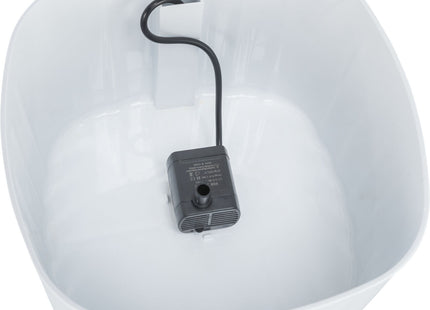 Trixie Trinkbrunnen Flower Kunststoff - hochwertiger Trinkbrunnen für Haustiere aus strapazierfähigem Kunststoff