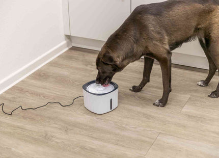 Trixie Trinkbrunnen Flower Kunststoff - hochwertiger Trinkbrunnen für Haustiere aus strapazierfähigem Kunststoff