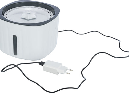 Trixie Trinkbrunnen Flower Kunststoff - hochwertiger Trinkbrunnen für Haustiere aus strapazierfähigem Kunststoff