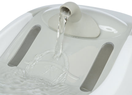 Automatischer Wasserspender für Haustiere, 1 Liter, weiss-blau