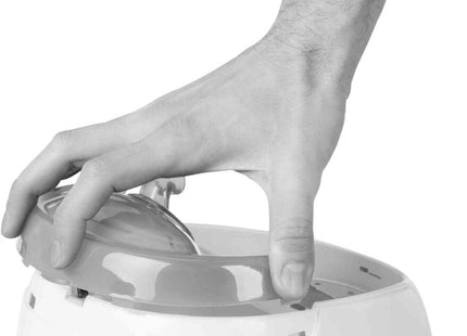 Automatischer Wasserspender für Haustiere, 1 Liter, weiss-blau