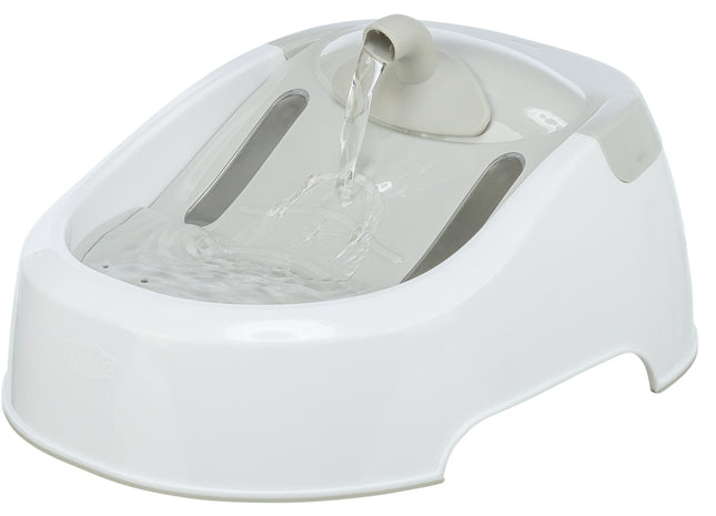 Automatischer Wasserspender für Haustiere, 1 Liter, weiss-blau