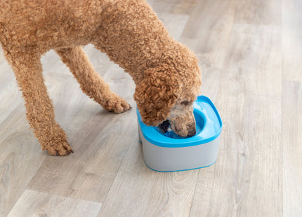 Stabiler Reisenapf in Dunkelgrau-Petrol von Trixie - ideal für unterwegs!