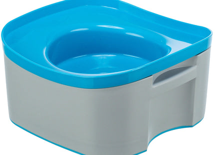 Stabiler Reisenapf in Dunkelgrau-Petrol von Trixie - ideal für unterwegs!