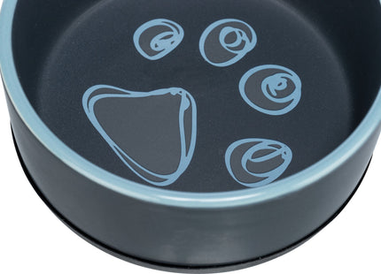 Trixie Keramiknapf mit Gummirand - hochwertiger Hundenapf für Futter und Wasser