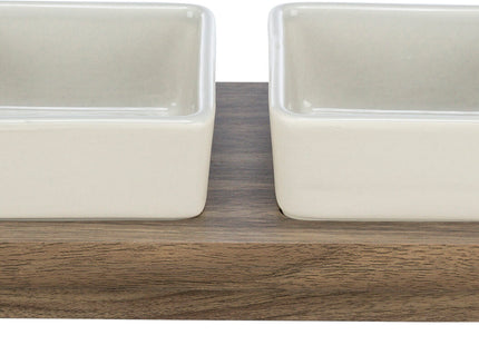 Trixie Napf-Set CityStyle aus Keramik und MDF