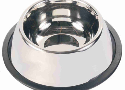 Trixie Edelstahlnapf Langohr Ø 15 cm - hochwertiger Napf für Haustiere