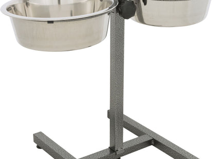 Trixie Hundebar mit 2 Edelstahlnäpfen