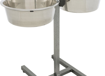 Trixie Hundebar mit 2 Edelstahlnäpfen