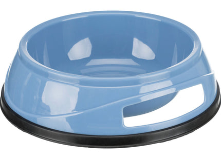 Trixie Kunststoffnapf mit Gummiring in verschiedenen Farben