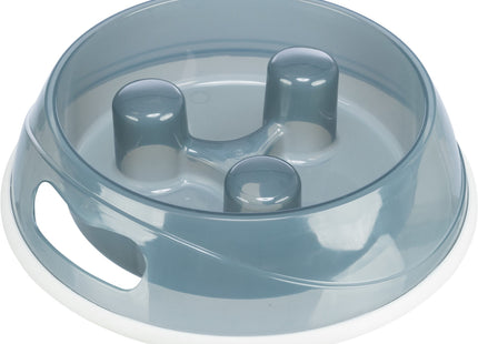 Trixie Slow Feed Napf - Hochwertiger Futternapf zur Förderung langsameren Fressens für Haustiere