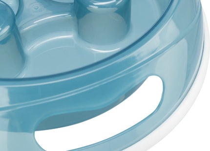 Trixie Slow Feed Napf - Hochwertiger Futternapf zur Förderung langsameren Fressens für Haustiere
