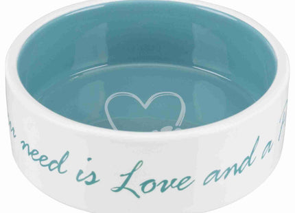 Keramiknapf in Creme-Hellblau für Haustiere von Trixie