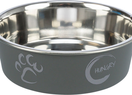 Trixie Edelstahlnapf mit Kunststoffmantel