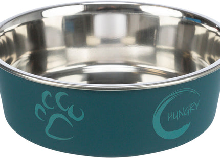 Trixie Edelstahlnapf mit Kunststoffmantel