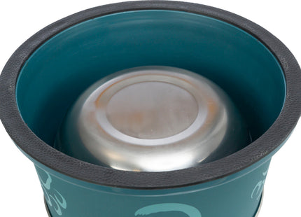 Trixie Langohrnapf aus Edelstahl und Kunststoff mit einem Durchmesser von 19 cm