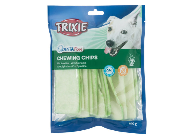 Trixie DENTAfun Kaustreifen mit Spirulina-Algen für gesunde Zähne, 100 g