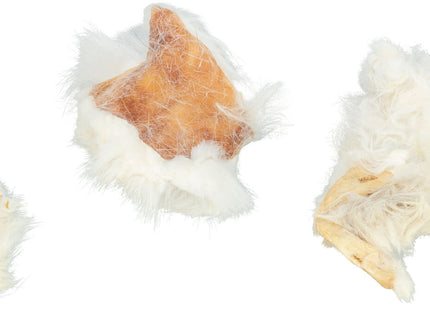 Trixie Kaninchenhaut mit Fell 500 g - hochwertiges Snack für Kaninchen, natürliche Zutaten, gesunde Belohnung