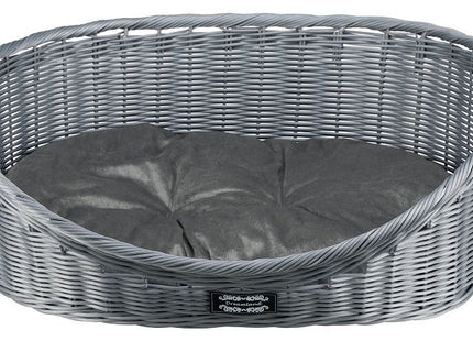 Gemütlicher grauer Hundekorb von Trixie für erholsame Ruhephasen