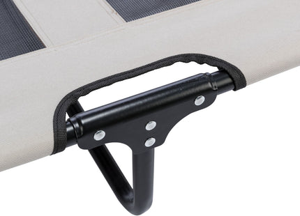 Gemütliche Hundeliege in Grau-Schwarz für entspannte Ruhephasen