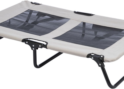 Gemütliche Hundeliege in Grau-Schwarz für entspannte Ruhephasen