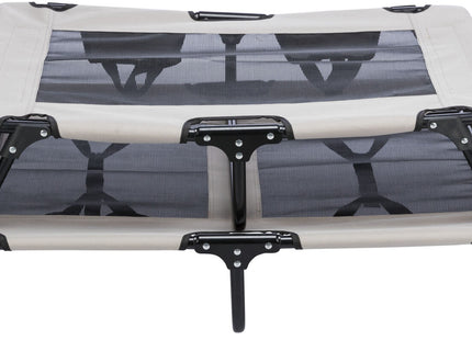 Gemütliche Hundeliege in Grau-Schwarz für entspannte Ruhephasen