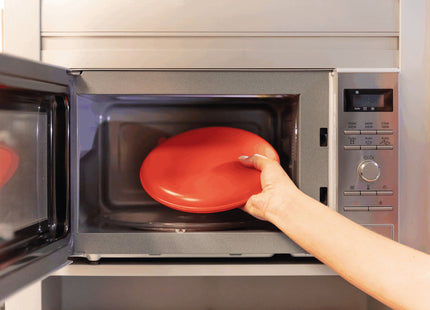 Wärmekissen für Mikrowelle in Schwarz-Weiss, ideal für Entspannung und Wohlbefinden