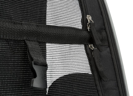 Praktischer schwarzer Nylon-Trolley von Trixie für unterwegs