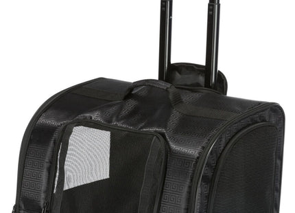 Schwarzer Trixie Trolley für stilvolles und bequemes Reisen mit Ihrem Haustier