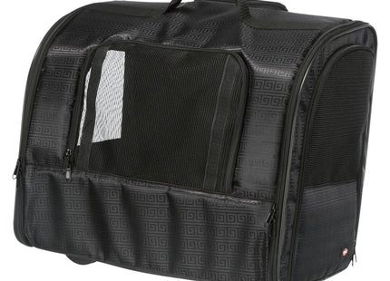 Schwarzer Trixie Trolley für stilvolles und bequemes Reisen mit Ihrem Haustier