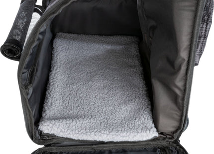 Schwarzer Trixie Trolley für stilvolles und bequemes Reisen mit Ihrem Haustier