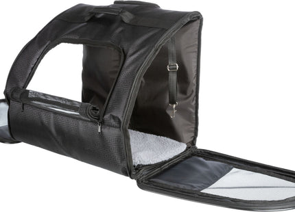 Schwarzer Trixie Trolley für stilvolles und bequemes Reisen mit Ihrem Haustier