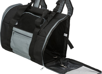 Schwarzer und grauer Trixie Rucksack Connor - praktisch und stylisch