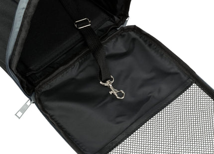 Schwarzer und grauer Trixie Rucksack Connor - praktisch und stylisch