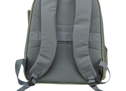 Modischer grau-blauer Trixie Rucksack Lyla für unterwegs