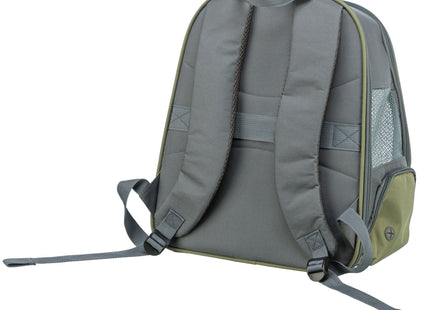 Modischer grau-blauer Trixie Rucksack Lyla für unterwegs