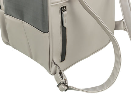 Modischer Trixie Rucksack in Hellgrau für den urbanen Stil