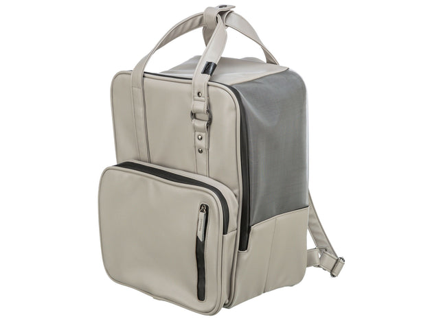 Modischer Trixie Rucksack in Hellgrau für den urbanen Stil