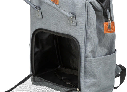 Trixie Rucksack Ava - grauer Haustier-Transportrucksack