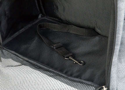 Trixie Rucksack Ava - grauer Haustier-Transportrucksack