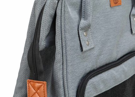 Trixie Rucksack Ava - grauer Haustier-Transportrucksack