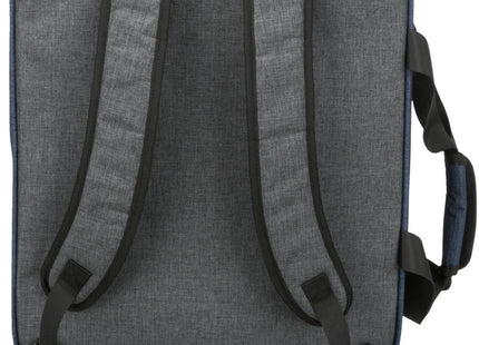 Praktischer 2-in-1 Rucksack und Tasche in Graublau von Trixie