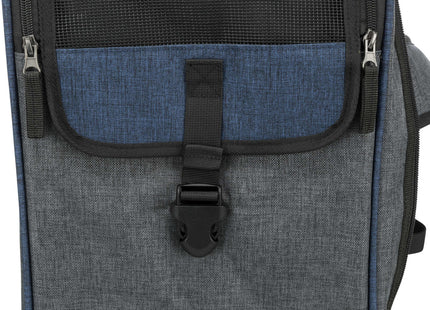 Praktischer 2-in-1 Rucksack und Tasche in Graublau von Trixie