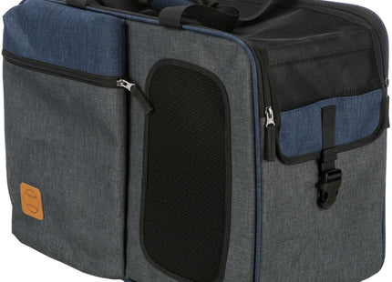 Praktischer 2-in-1 Rucksack und Tasche in Graublau von Trixie