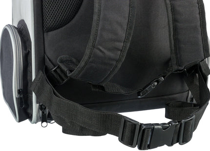 Modischer Trixie Rucksack in Hellgrau und Schwarz