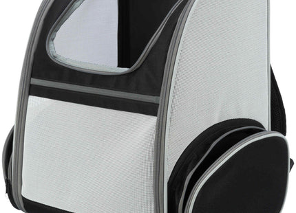 Modischer Trixie Rucksack in Hellgrau und Schwarz