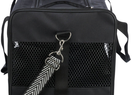 Schwarze Nylon-Tasche "Ryan" von Trixie - praktisch und stilvoll für unterwegs