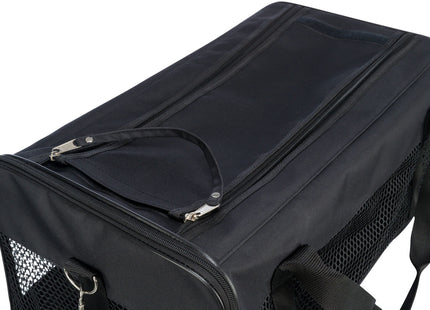 Schwarze Nylon-Tasche "Ryan" von Trixie - praktisch und stilvoll für unterwegs