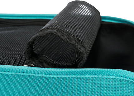 Petrolgraue Trixie-Tasche Alea für stylische Haustierausflüge