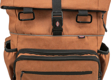 Rostfarbene Rolltop-Hüfttasche von Trixie - praktisch und stylisch unterwegs